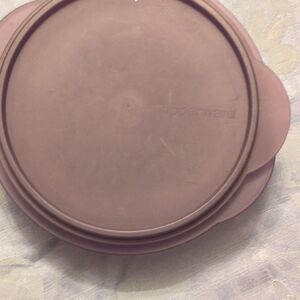 Purple Tupperware Collapsible Bowl